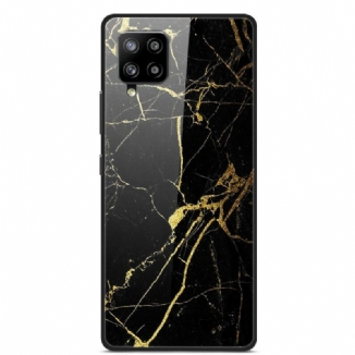 Capa Para Samsung Galaxy A42 5G Vidro Temperado Mármore Supremo