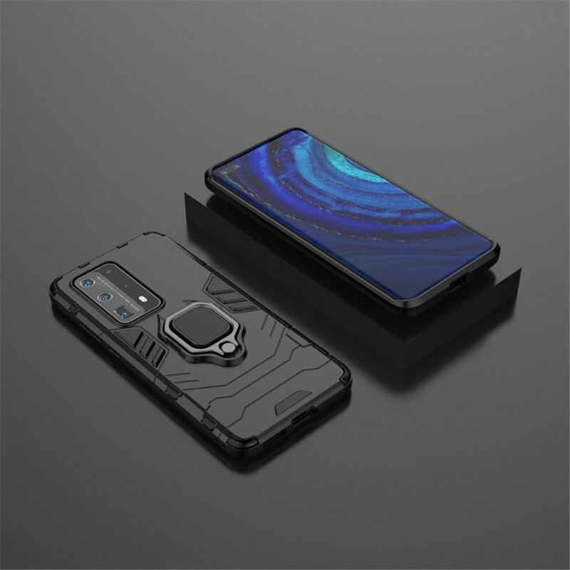 Capa Para Huawei P40 Pro Plus Resistente A Anel