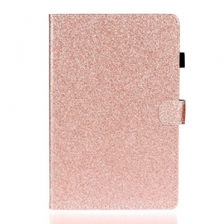 Capa De Couro Para iPad Pro 11" (2020) Glitter Cintilante