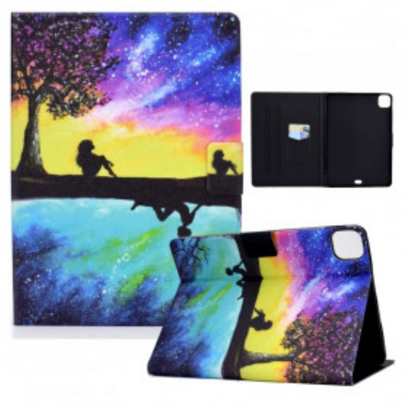 Capa Flip Para iPad Pro 11" (2020) Céu Estrelado