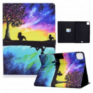 Capa Flip Para iPad Pro 11" (2020) Céu Estrelado