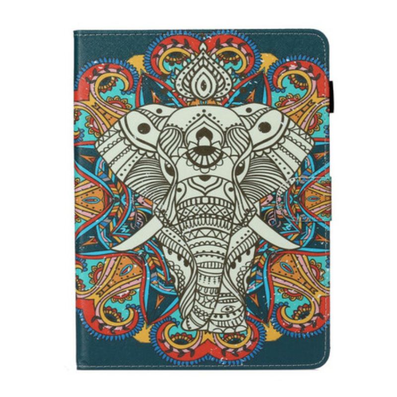 Capa Flip Para iPad Pro 11" (2020) Elefante Multicolorido