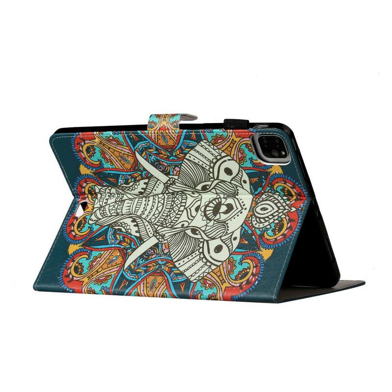 Capa Flip Para iPad Pro 11" (2020) Elefante Multicolorido