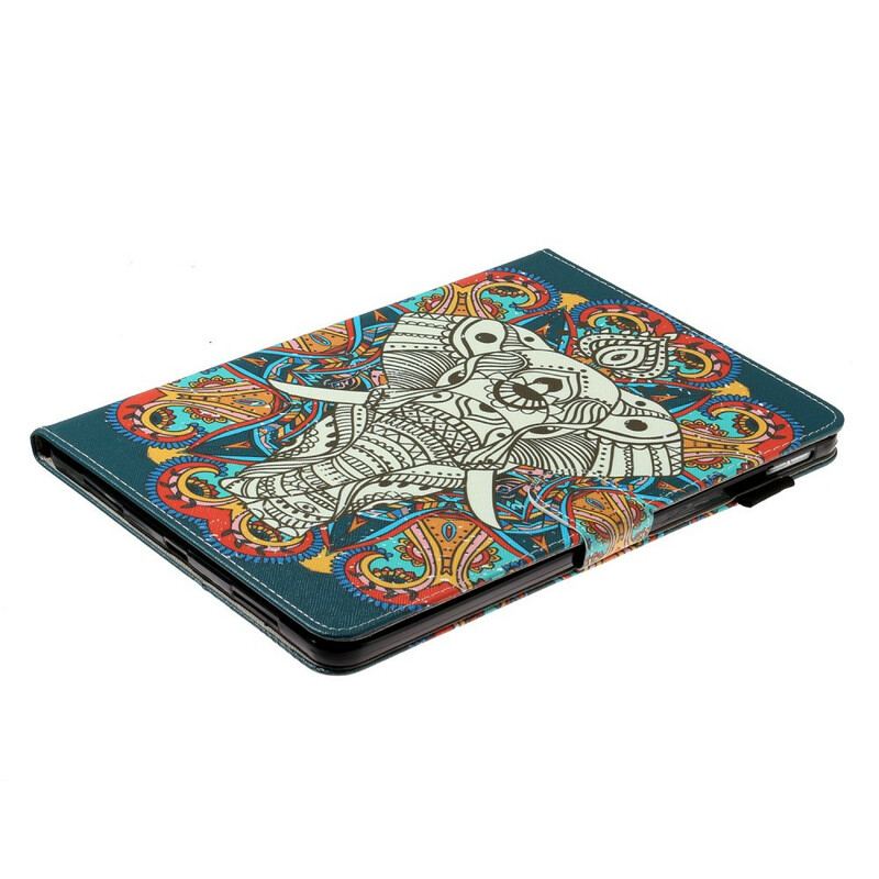 Capa Flip Para iPad Pro 11" (2020) Elefante Multicolorido