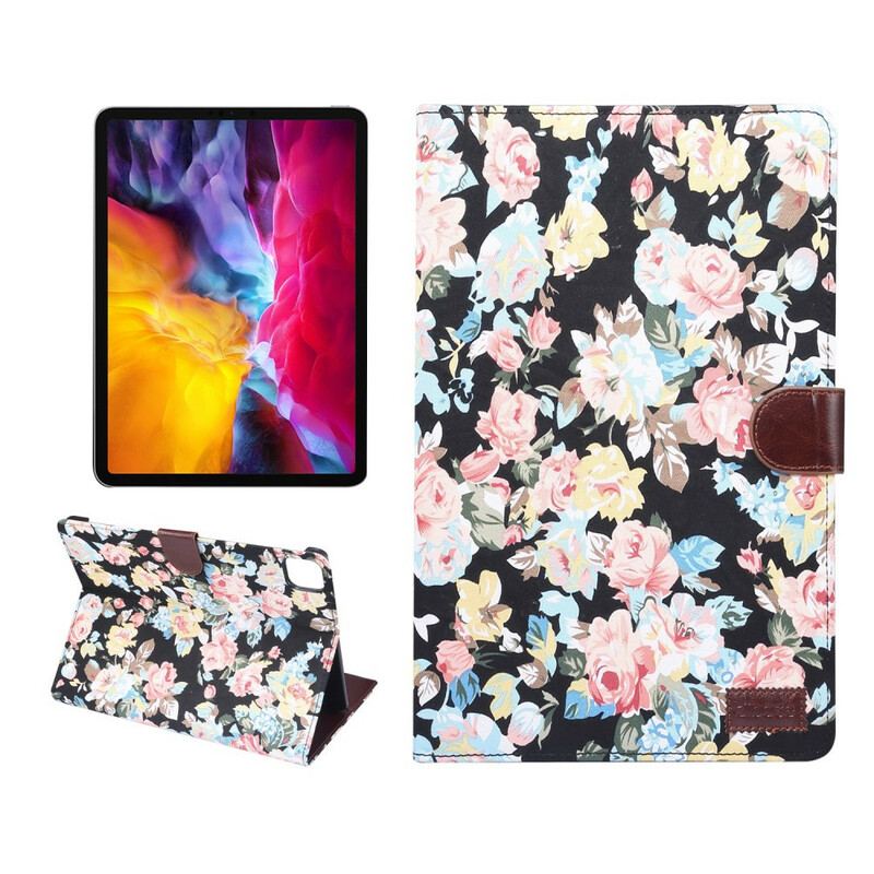 Capa Flip Para iPad Pro 11" (2020) Estampa Floral