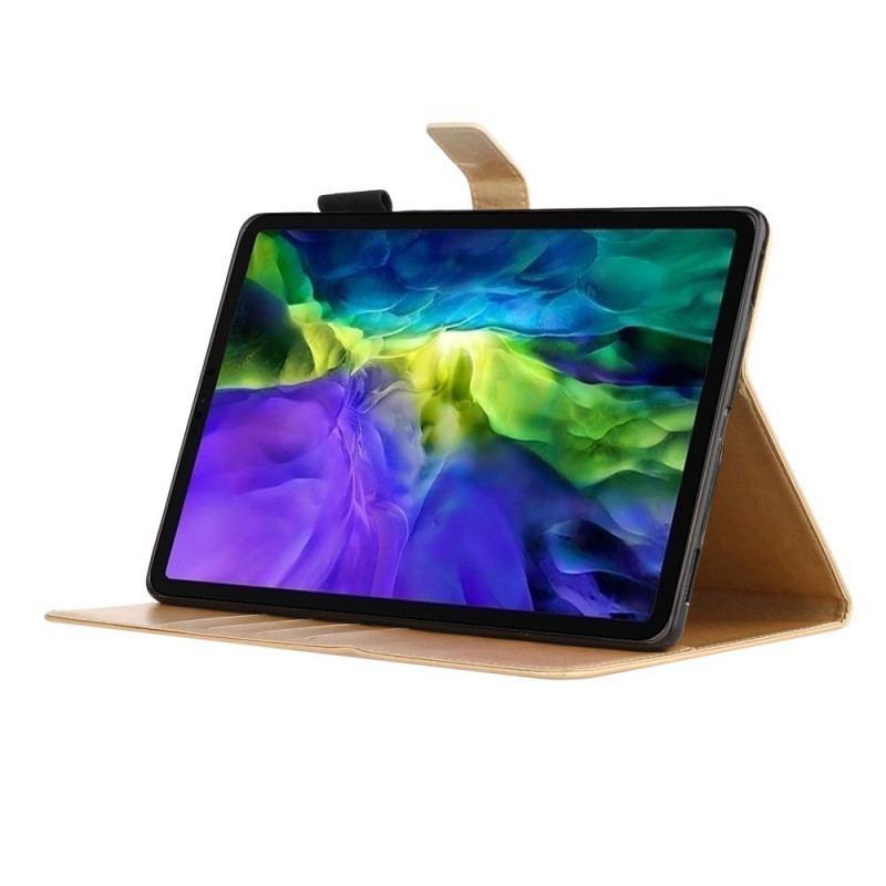 Capa Flip Para iPad Pro 11" (2020) Flores