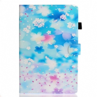 Capa Flip Para iPad Pro 11" (2020) Flores Em Aquarela