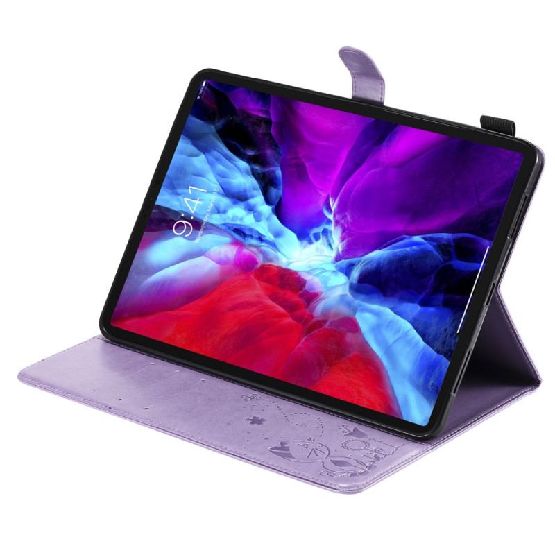 Capa Flip Para iPad Pro 11" (2020) Gato E Abelhas