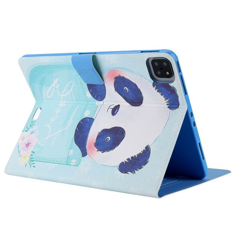 Capa Flip Para iPad Pro 11" (2020) Padrão Da Série Panda