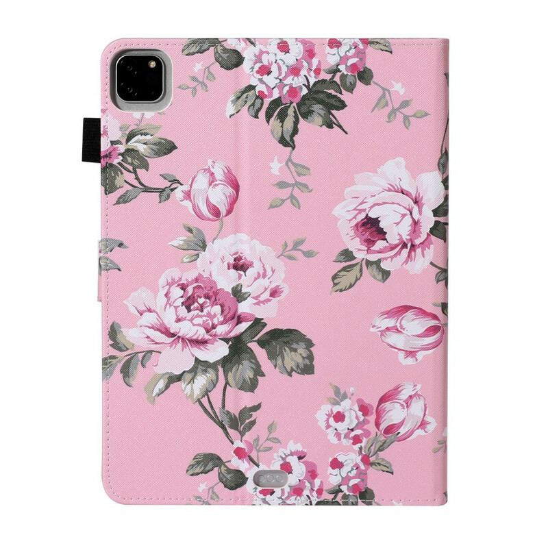 Capa Folio Para iPad Pro 11" (2020) Rosas