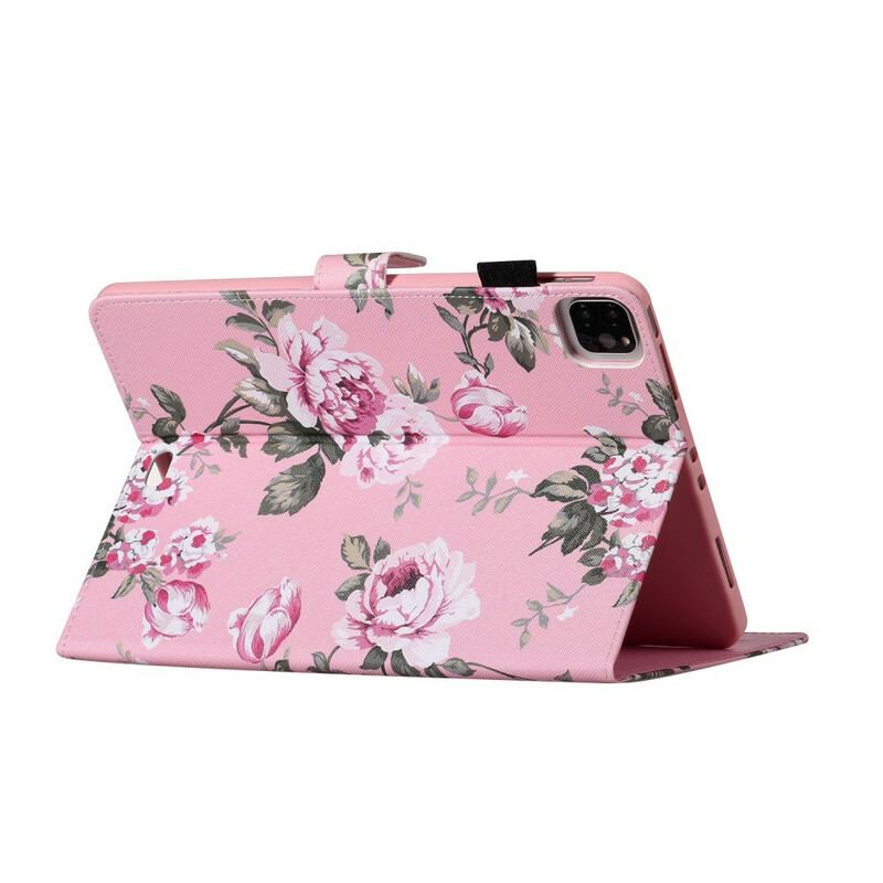 Capa Folio Para iPad Pro 11" (2020) Rosas