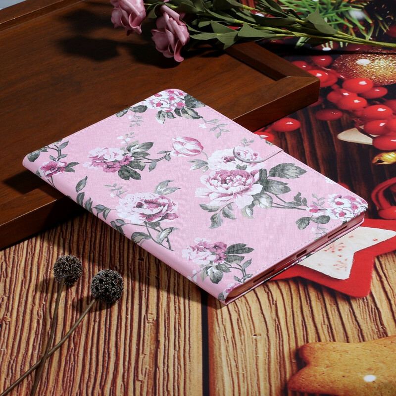 Capa Folio Para iPad Pro 11" (2020) Rosas