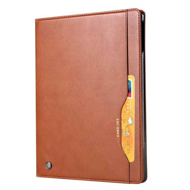 Capa Para iPad Pro 11" (2020) Porta-lápis Absorvente De Couro