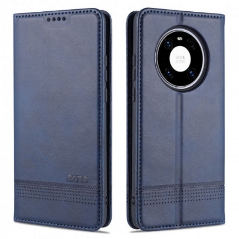 Capa De Celular Para Huawei Mate 40 Pro Flip Couro Sintético Azns