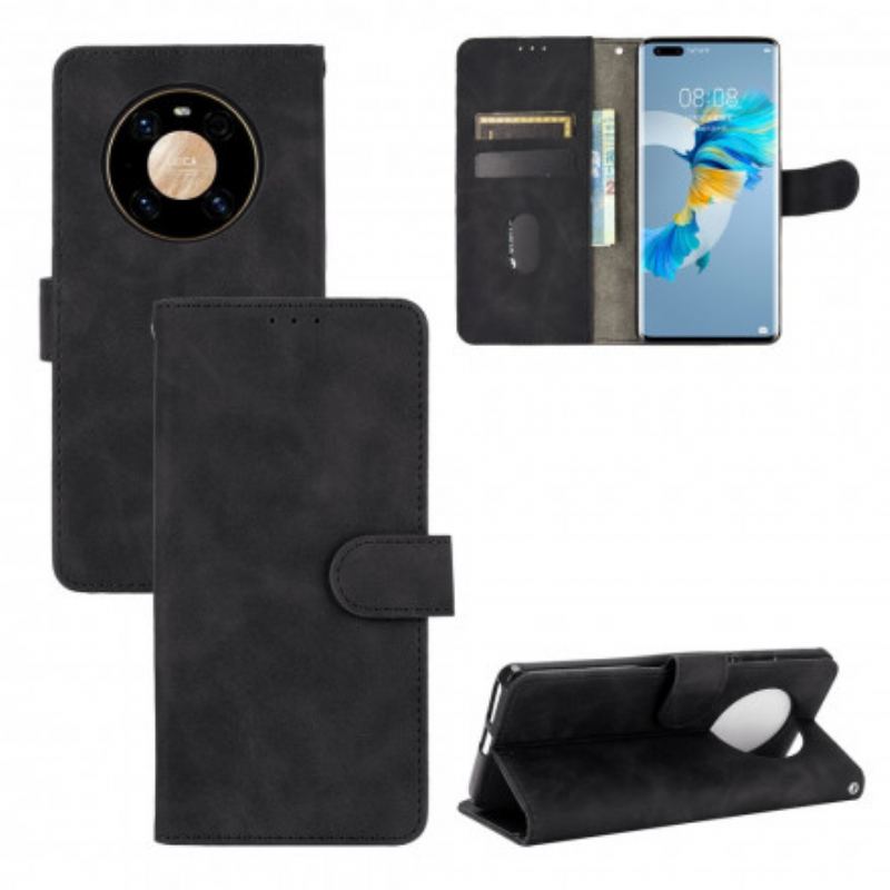 Capa Flip Para Huawei Mate 40 Pro Toque De Pele