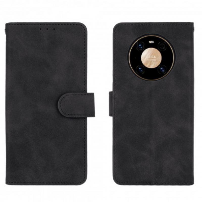 Capa Flip Para Huawei Mate 40 Pro Toque De Pele