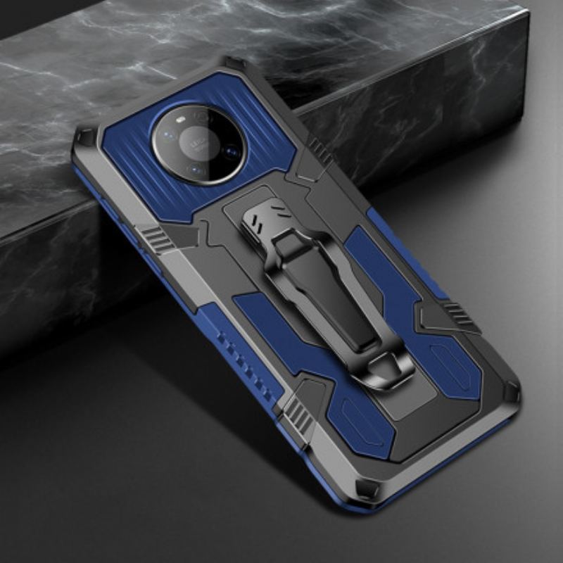 Capa Para Huawei Mate 40 Pro Robô Com Clipe De Cinto