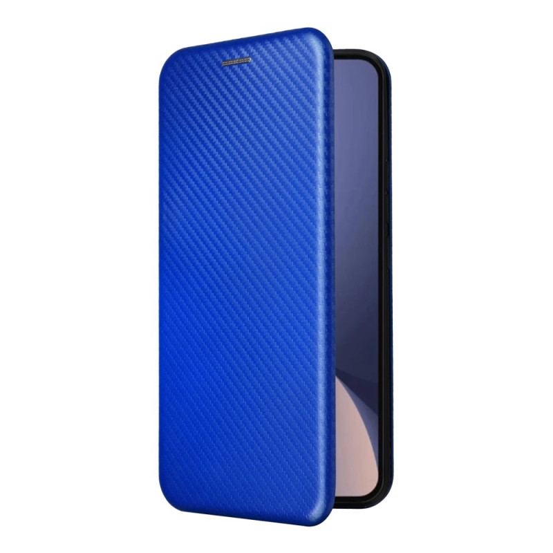 Capa De Celular Para Xiaomi 13 Pro Flip Fibra De Carbono