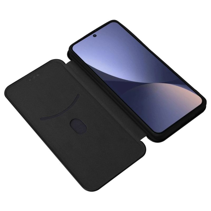 Capa De Celular Para Xiaomi 13 Pro Flip Fibra De Carbono