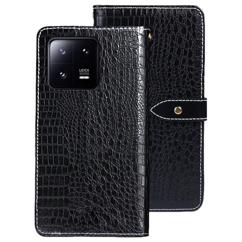 Capa De Couro Para Xiaomi 13 Pro Crocodilo Idewei