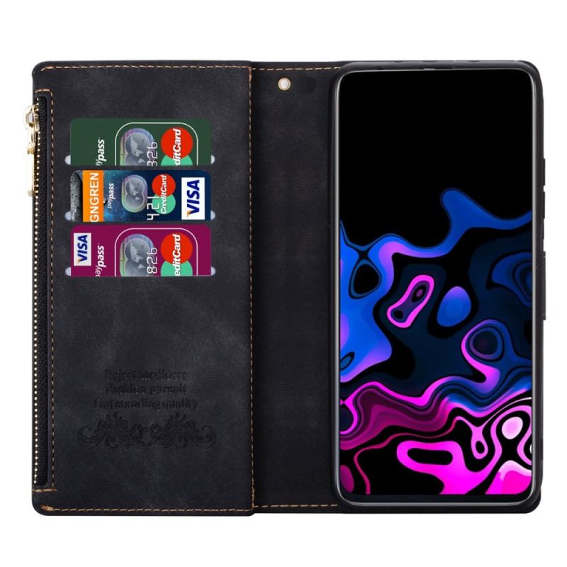 Capa De Couro Para Xiaomi 13 Pro Capa Tipo Carteira Portfólio Completo