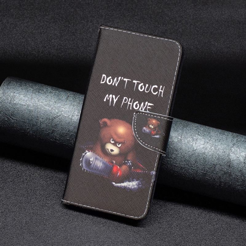 Capa De Couro Para Xiaomi 13 Pro Urso Perigoso