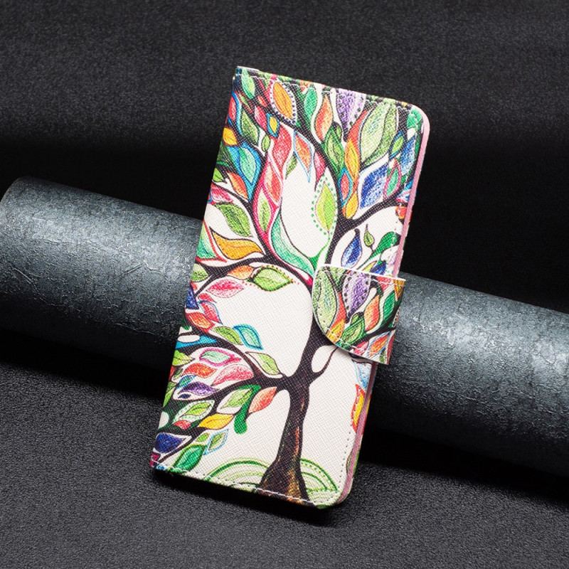 Capa Flip Para Xiaomi 13 Pro Aquarela Árvore