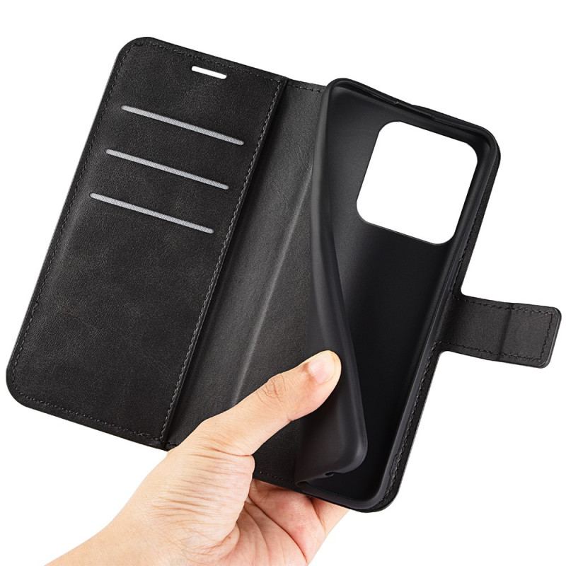 Capa Flip Para Xiaomi 13 Pro Costuras Finas