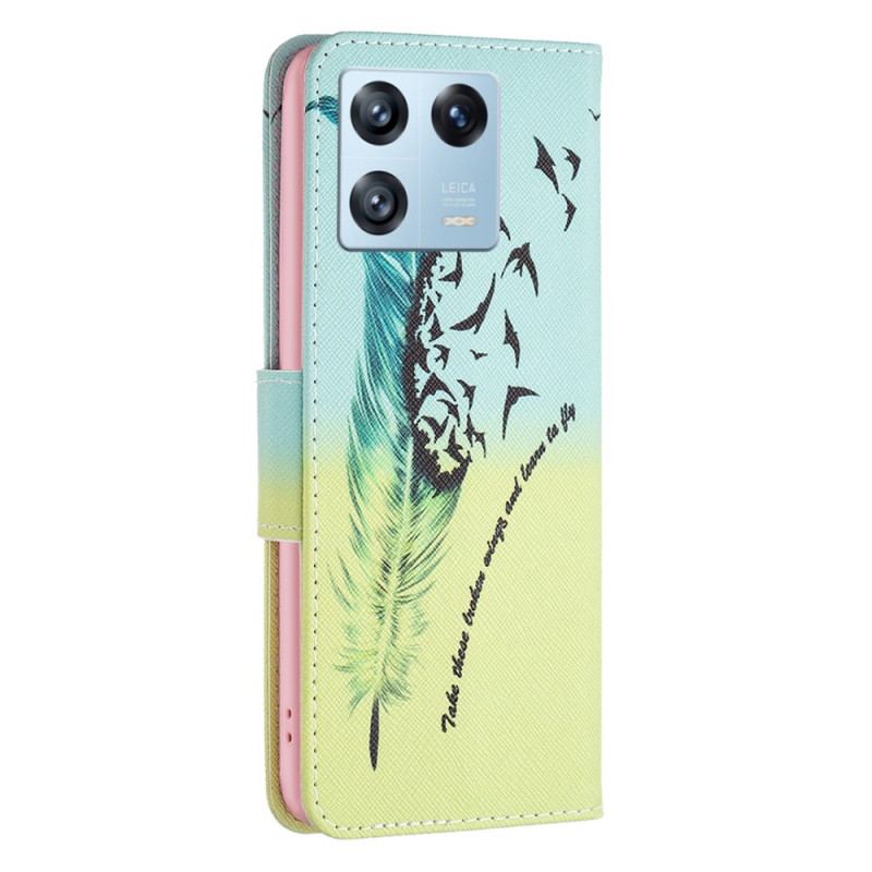 Capa Flip Para Xiaomi 13 Pro Pena