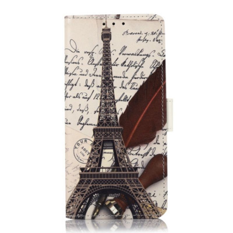 Capa Folio Para Xiaomi 13 Pro Torre Eiffel