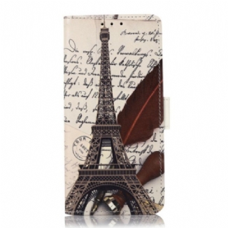 Capa Folio Para Xiaomi 13 Pro Torre Eiffel