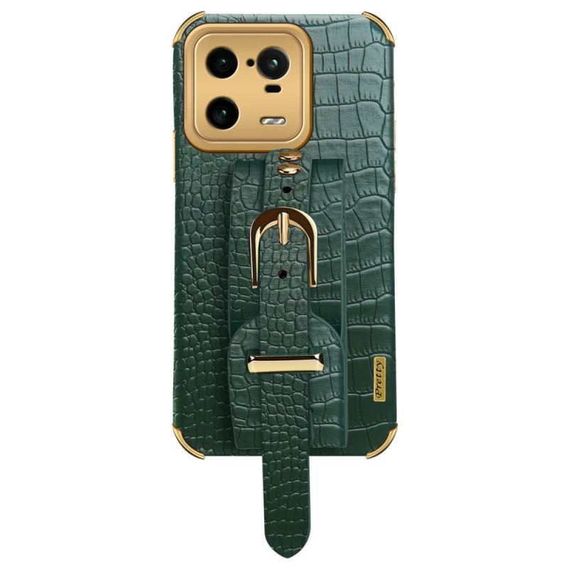 Capa Para Xiaomi 13 Pro Alça Croco