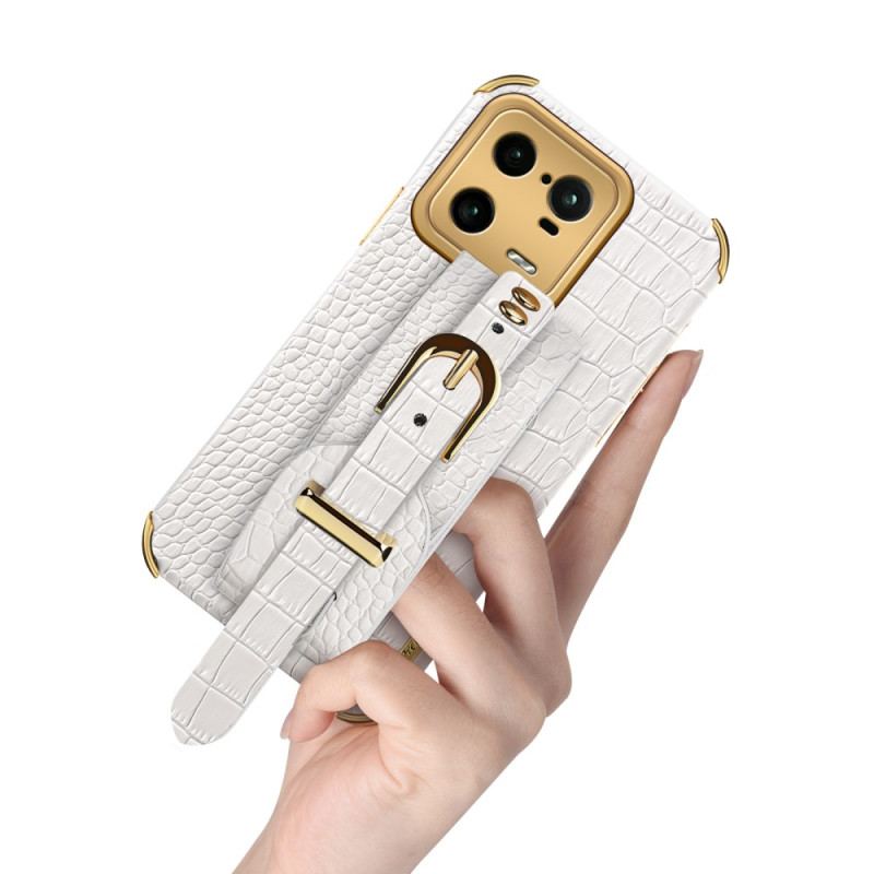 Capa Para Xiaomi 13 Pro Alça Croco