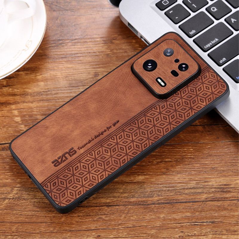 Capa Para Xiaomi 13 Pro Efeito Couro Azns