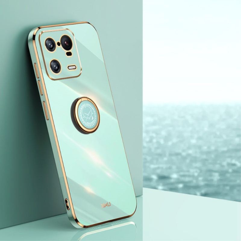 Capa Para Xiaomi 13 Pro Porta-anel Efeito Metal Xinli