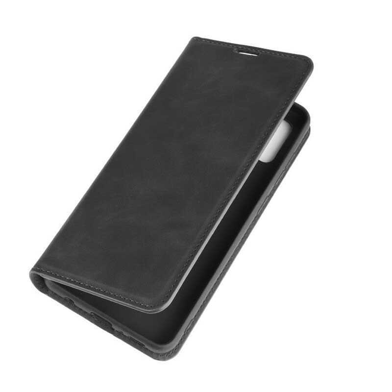 Capa De Celular Para Samsung Galaxy A21s Flip Efeito Couro Macio