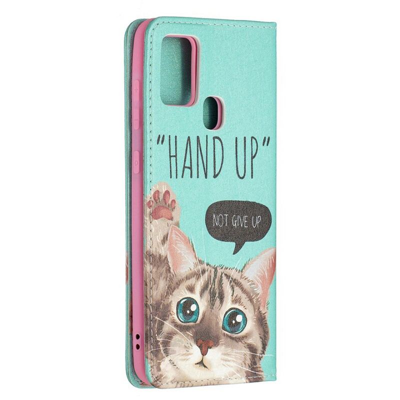 Capa De Celular Para Samsung Galaxy A21s Flip Hand-up