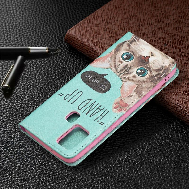 Capa De Celular Para Samsung Galaxy A21s Flip Hand-up