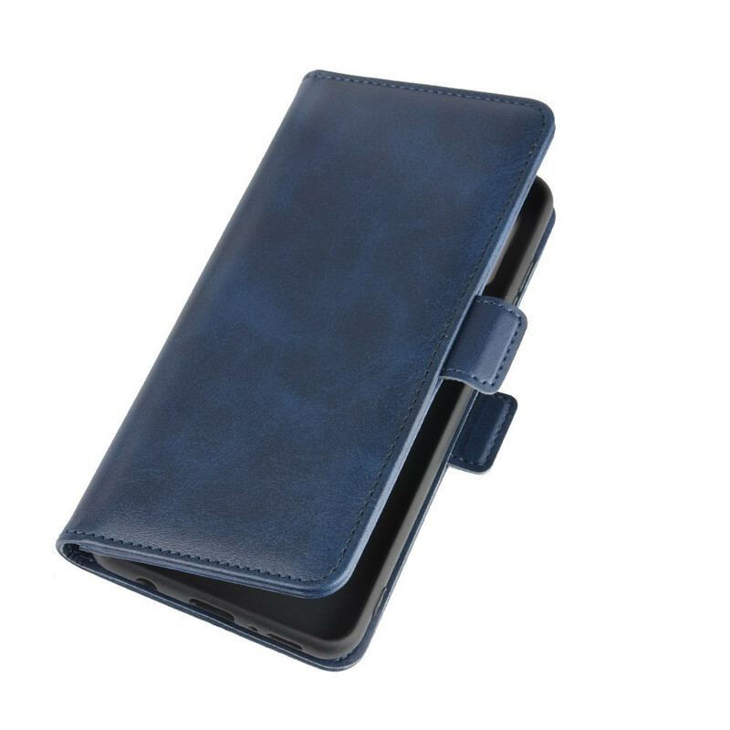 Capa De Couro Para Samsung Galaxy A21s Flip Aba Dupla