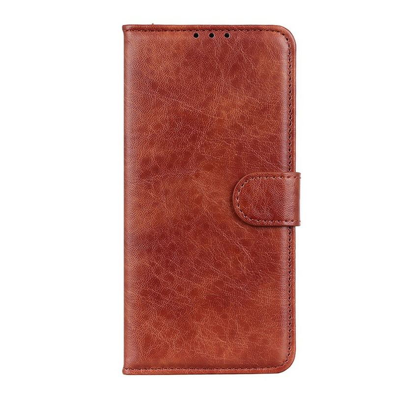 Capa Folio Para Samsung Galaxy A21s Flip Aba Frontal Efeito Couro Brilhante