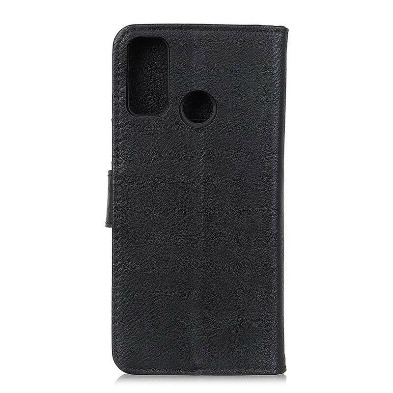 Capa Folio Para Samsung Galaxy A21s Imitação De Couro Khazneh