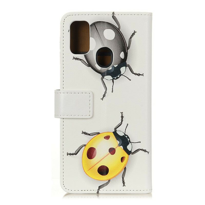 Capa Folio Para Samsung Galaxy A21s Joaninha