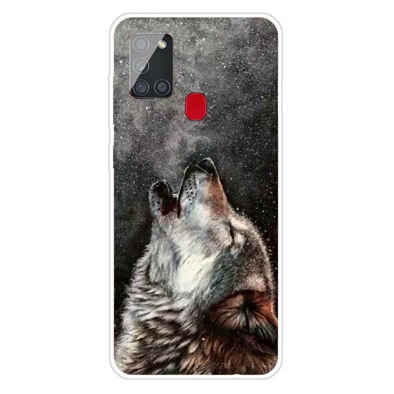 Capa Para Samsung Galaxy A21s Lobo Sublime