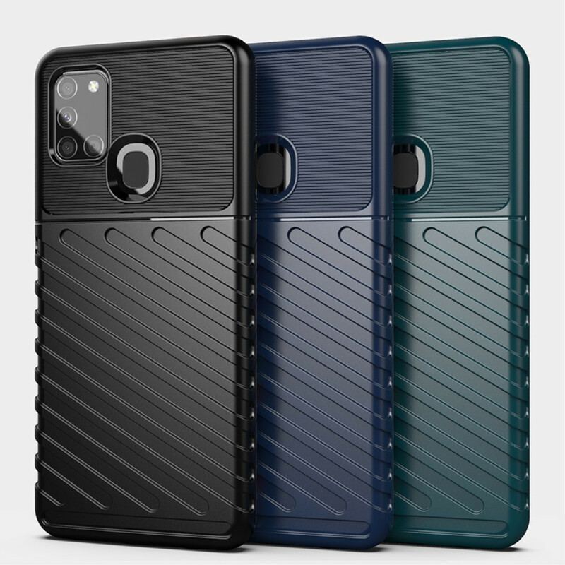 Capa Para Samsung Galaxy A21s Série Trovão