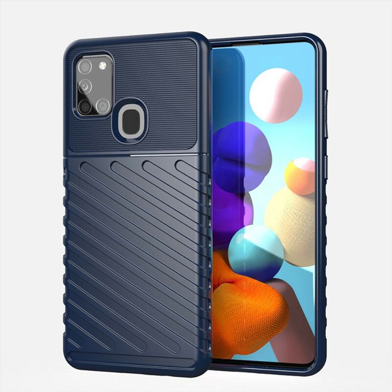 Capa Para Samsung Galaxy A21s Série Trovão