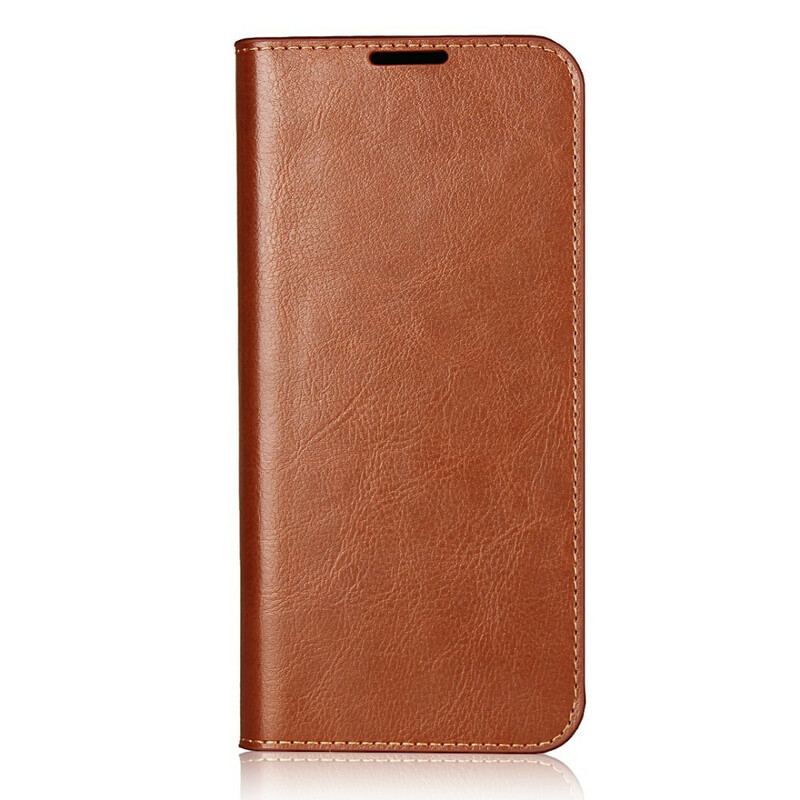 Capa De Celular Para Xiaomi Mi 10 Lite Flip Couro Legitimo