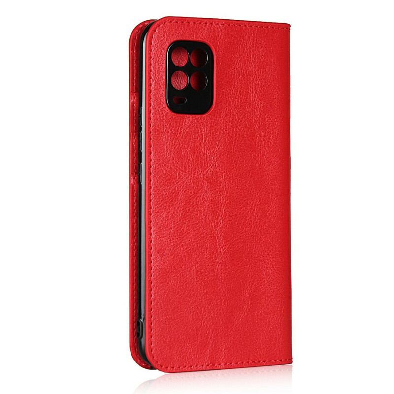 Capa De Celular Para Xiaomi Mi 10 Lite Flip Couro Legitimo