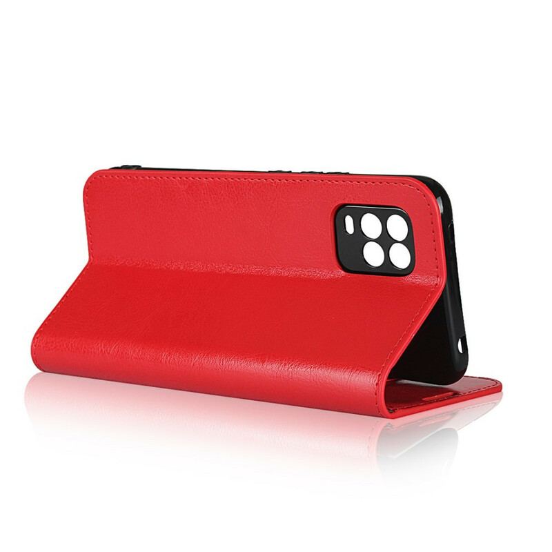 Capa De Celular Para Xiaomi Mi 10 Lite Flip Couro Legitimo