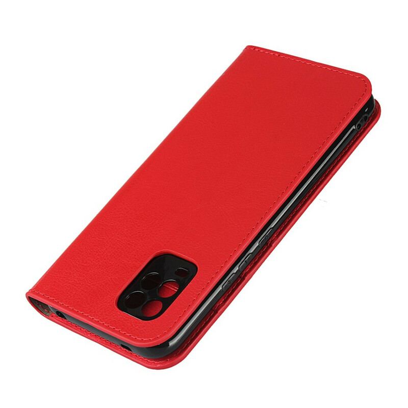 Capa De Celular Para Xiaomi Mi 10 Lite Flip Couro Legitimo