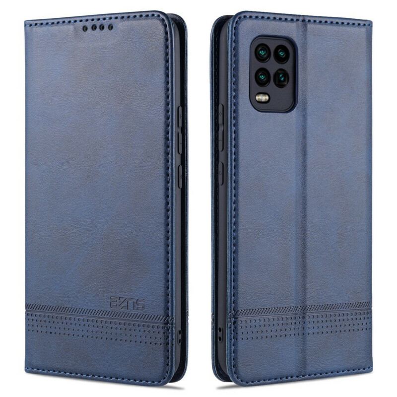 Capa De Celular Para Xiaomi Mi 10 Lite Flip Estilo De Couro Azns